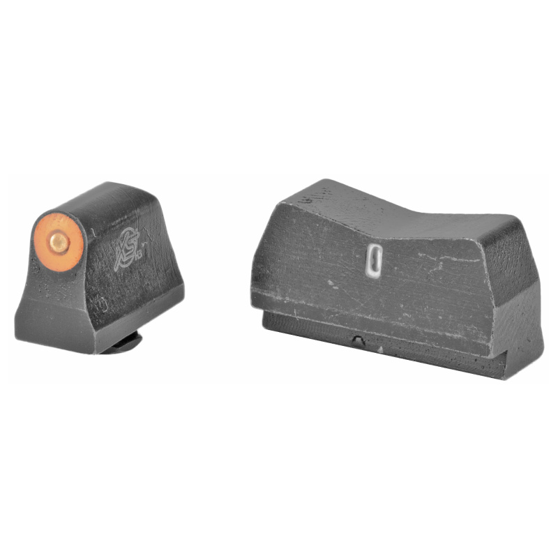 DXT2 Big Dot, Tritium Night Sights, Suppressor Height, Orange Front and Black Rear, For Glock 17,19,22,23,24,26,27,31,32,33,34,35,36,45 GL-0015P-5N