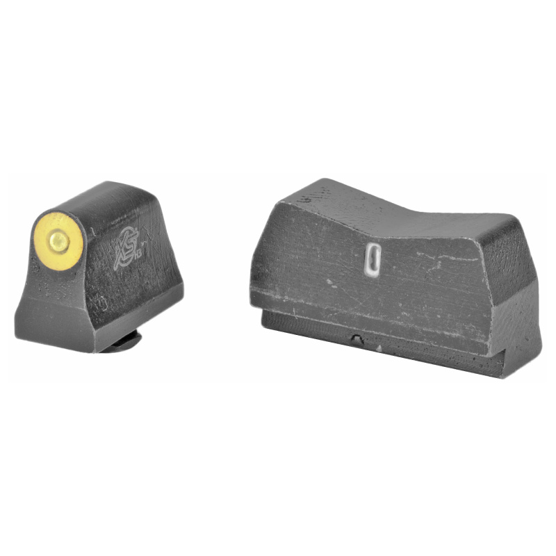 DXT2 Big Dot, Tritium Night Sights, Suppressor Height, Yellow Front and Black Rear, For Glock 17,19,22,23,24,26,27,31,32,33,34,35,36,45 GL-0015P-5Y