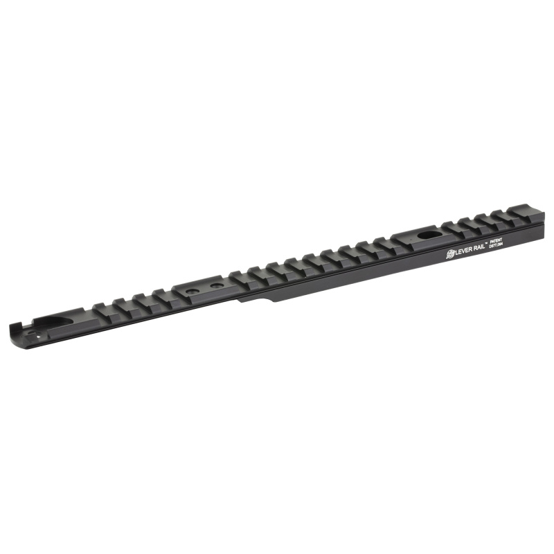 Lever Rail Mount, Fits Henry .45-70 with Round Barrel, Anodized Finish, Black HN-6000R-N