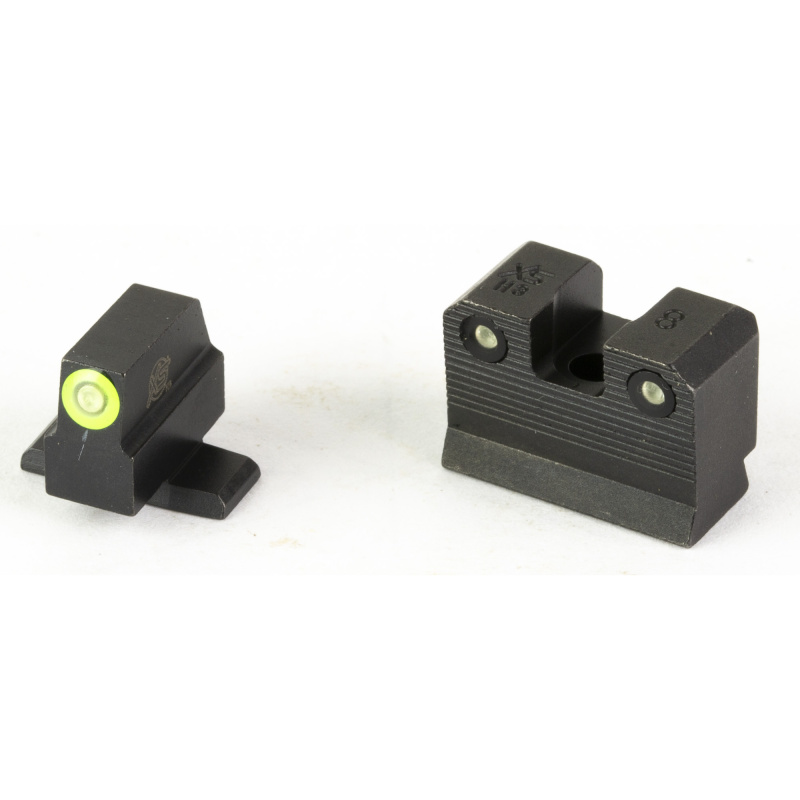R3D, 2.0, Tritium Night Sight, For Sig P320, P365, P225, P226, P228, P229, SP2009, SP2340, X-Macro, X-Compact, P365XL (Will not fit X or XL series where rear sight is part of or attached to the optics plate), Suppressor Height, Green Front Outline, Green