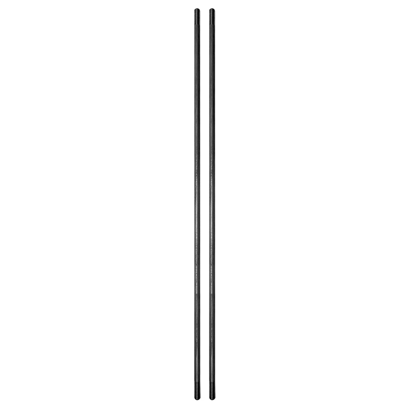 Assembly Rods, For VICTRA-12 Suppressor, 12" Long, 2 Pack, 17-4 Stainless Steel Construction, Black YHM-1212