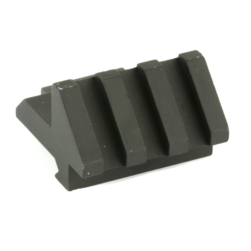 Three Slot Picatinny 45 Degree Angle Mount 1.188 Inch