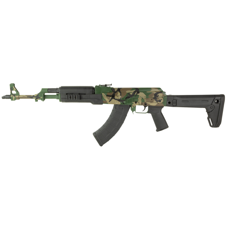 ZPAPM70, Semi-automatic Rifle, AK, 7.62X39, 16" Chrome Lined Barrel, Cerakote Finish, M81 Woodland, Magpul Zhukov Stock, Magpul MOE Grip, Hogue Handguard, 30 Rounds, 1 Magazine ZR7762GP