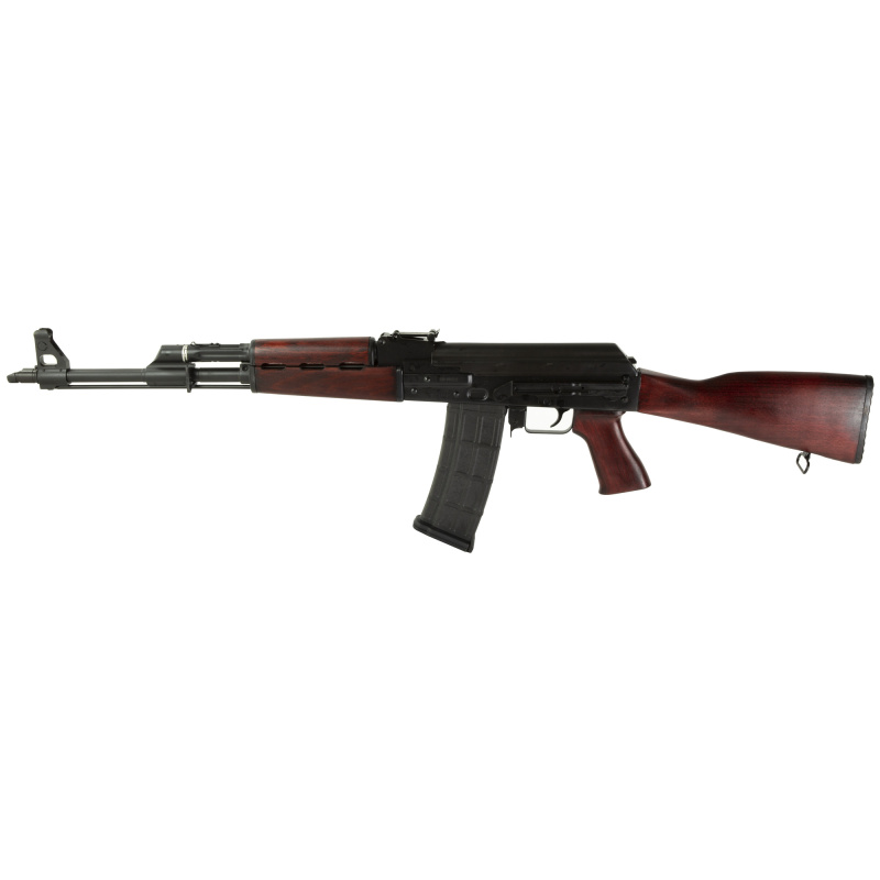 M90, Semi-automatic Rifle, 556NATO, 18.25" Barrel, Chrome Lined, Matte Finish, Black, Serbian Red Wood Stock Set, 30 Rounds ZR90556SR