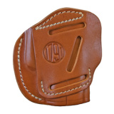 3 Way Holster, OWB Holster, Size 2, Ambidextrous, Classic Brown, Leather 3WH-2-CBR-A