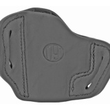 Belt Holster, Right Hand, Carbon Fiber Black, Leather, Fits 1911 3" / Bersa Thunder 380 / Glock 42, 43, 43x / Kahr CW45, K9 / Kimber Micro 380, Micro 9, Ultra Carry / Ruger LC9, SR22, SR1911 / Sig Sauer P238, P365, Ultra Nitron / Walther PPK / And simila