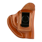 Revolver Clip Holster, Inside Waistband Holster, Size 1, Matte Finish, Leather Construction, Classic Brown, Right Hand RVH-IWB-1C-CBR-R