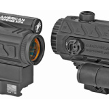 DUO, Red Dot/ Magnifier Combo, 2 MOA Spek, 3x Flik3 Magnifier, T1 Co-Witness Mount, Titanium Levers RD-T1-CO-3X