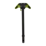 BREACH, AR-15 Charging Handle, Ambidextrous, Large Lever, Gas Deflection Shelf, Anodized Finish, Black and Olive Drab Green APRA700131C