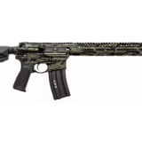 Recce 14 KMR-A Carbine, Semi-automatic Rifle, 223 Remington/556NATO, 14.5" Barrel (16" OAL with Pinned Brake), Mid-length Gas System, Camo Finish, Jungle Tiger Stripe, SOPMOD Stock, BCM Mod 3 Pistol Grip, MCMR 13" Handguard, BCM Mod 1 Compensator, BCM Mo