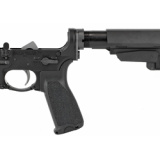 BCM, Pistol Lower Group with SBA3 Pistol Brace, Aluminum Frame, 556NATO, Black Finish, BCMGUNFIGHTER Pistol Grip, BCMGUNFIGHTER Trigger Guard, BCMGUNFIGHTER QD Sling Mount End Plate LRG-SBA3-BLK