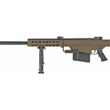 Barrett, 82A1, Semi-automatic, 50BMG, 29" Fluted Barrel, Coyote Finish, Synthetic Stock, 10Rd, Carry Case, 1 Magazine, Monopod Included 18858