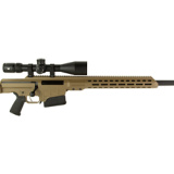 MRAD, Bolt Action Rifle, 300 PRC, 26" Barrel, 2 Port Muzzle Brake, Cerakote Finish, FDE, Adjustable Folding Stock, Magpul MOE Grip, 10 Rounds, 1 Magazine, Vortex Venom 5-25x56 FFP, EBR-7C (MRAD) Reticle, Pro Riflescope Rings 34MM, High 19648