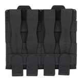 10 Speed, Double Magazine Pouch, Helium Whisper Attachment, Fits (2) AR-15 Magazine, Elastic Construction, Black HW-TSP-M4-2-SB-BK