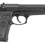 92FS, Semi-automatic, 9MM, 4.9" Barrel, Alloy Frame, Black Finish, 10Rd, 2 Mags, California Compliant J92F300CA