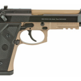 M9A3, Semi-automatic, Full Size, 9MM, 5", Alloy, Flat Dark Earth/Black, 17Rd, 3 Mags, Ambidextrous J92M9A3M4