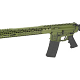 Billet Rifle, Semi-automatic, AR, 223 Rem/556NATO, 16" Barrel, Bazooka Green Battleworn Cerakote Finish, MFT Minimalist Stock, 30Rd BRO-20111001