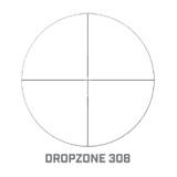 AR Optics, Rifle Scope, 4.5-14X40mm, Drop Zone 308 Reticle, Black Finish AR741840B