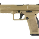 TP9SF, Striker Fired, Semi-automatic, Polymer Frame Pistol, Compact, 9MM, 4.46" Barrel, Matte Finish, Black, Blacked Out Rear Sight with Front Dot, 10 Rounds, 2 Magazines, Includes Holster and Interchangeable Backstraps HG4866D-N