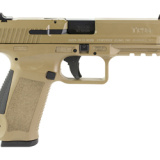 TP9SF, Striker Fired, Semi-automatic, Polymer Frame Pistol, Compact, 9MM, 4.46" Barrel, Matte Finish, Black, Blacked Out Rear Sight with Front Dot, 10 Rounds, 2 Magazines, Includes Holster and Interchangeable Backstraps HG4866D-N
