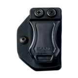 Single Magazine Pouch, Matte Finish, Black, Kydex Construction, Fits Double Stack 9mm/40 Caliber Magazines PACN0362