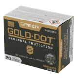 Speer Gold Dot, Personal Protection, 10MM, 200 Grain, Hollow Point, 20 Round Box 54000GD