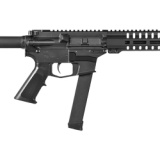 Banshee 100, Semi-automatic Pistol, 9MM, 8" Barrel, 1:10 Twist, Aluminum Frame, Black Finish, 33Rd Glock Magazine, CMMG Pistol Tube, A2 Flash Hider, Threaded 1/2-28, CMMG M-LOK RML7 Handguard, A2 Pistol Grip, Ambi Sling Plate 99A5194