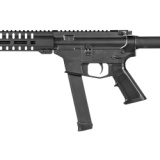 Banshee 100, Semi-automatic Pistol, 9MM, 8" Barrel, 1:10 Twist, Aluminum Frame, Black Finish, 33Rd Glock Magazine, CMMG Pistol Tube, A2 Flash Hider, Threaded 1/2-28, CMMG M-LOK RML7 Handguard, A2 Pistol Grip, Ambi Sling Plate 99A5194