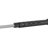 24" Stainless Bull Barrel, 1:7 Twist, Upper Assembly, 224 Valkyrie, Black Finish, National Match Free Float Handguard, Fits AR-15 ARBU110