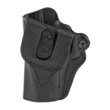 019, Mini Scabbard, Belt Holster, Right Hand, Black Leather, Fits Glock 48 019BA3NZ0