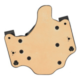Intruder 2.0 IWB/OWB Belt Holster, Fits Glock 17,19,19X,20,21,22,23, Left Hand, Kydex/Leather, Black 176KBB2Z0
