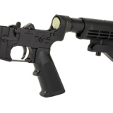 FN15, Complete Lower Receiver, Semi-automatic, 223 Remington/556NATO, Anodized Finish, Black, A2 Grip, Adjustable Stock 36-100685