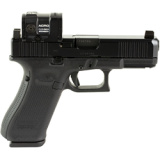 45 M.O.S., Semi-automatic, Striker Fired, Polymer Framed Pistol, Compact, 9MM, 4.02" Barrel, DLC Finish, Black, Interchangeable Backstraps, Ameriglo Suppressor Sights, 17 Rounds, 2 Magazines, Includes Aimpoint ACRO P-2 PA455S303MOS7A1