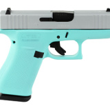 43X, Semi-automatic, Striker Fired, Sub-Compact, 9MM, 3.41" Barrel, Cerakote Finish, Robins Egg Blue Frame with Silver Slide, 10 Rounds, 2 Magazines PX4350204-REBCS