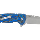 X1-Microflip, Folding Knife, 2.75", G-Mascus Blue Scales, Drop Point Blade 24153-EXLRSR