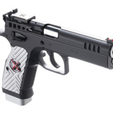 Stock II Extreme, Semi-Automatic, DA/SA, Steel Frame Pistol, 9mm, 4.45" Barrel, Matte Finish, Black, Aluminum Grips, Ambidextrous Safety, Adjustable Sights, 17 Rounds TF-STOCK2X-9