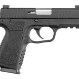 P9-2, Semi-automatic, 9MM, 3.6" Barrel, Black Color, Polymer Frame, Blackened Stainless Steel Slide, TruGlo Night Sights, 7Rd, 2 Magazines KP90S94N