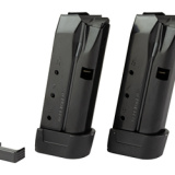 Magazine, Z9, 9MM, 9 Rounds, Fits Glock 43, Black , 2 Pack Z9-COMBO-2M-1C