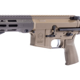 MD15, Semi-automatic, Short Barreled Rifle, 556NATO, 5.5" Barrel, Anodized Finish, Flat Dark Earth ( Arid), Maxim Defense HATEBRAKE, SCW Stock System, M-LOK Free Float Handguard, ALG Combat Trigger, Reptilia Grip, 20 Rounds, 1 Magazine MXM-48561