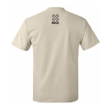 Tee Shirt, Block, Natural, XXLarge 01001419