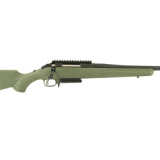American Predator Rifle .308 Winchester 18 Inch Threaded Barrel 5/8-24 TPI Matte Black Finish Moss Green Composite Stock 3 Round