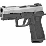 P320, X-Carry, Striker Fired, 9MM, 3.9" Barrel, Black Polymer Frame, Stainless Slide, X-Ray3 Front Sights, With Night Sight Rear Plate, 17Rd, 2 Mags 320XCA-9-TXR3