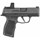 P365X, Striker Fired, Compact, 9MM, 3.1" Barrel, Polymer Frame, Black Finish, Romeo Zero 3 MOA Reflex Optic, 10Rd, 2 Magazines 365X-9-BXR3-RXZ-10
