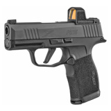 P365X, Striker Fired, Compact, 9MM, 3.1" Barrel, Polymer Frame, Black Finish, Romeo Zero 3 MOA Reflex Optic, 10Rd, 2 Magazines 365X-9-BXR3-RXZ-10