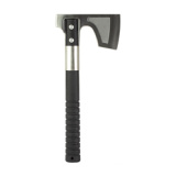 Camp Axe, 3.1" Straight Edge, Black Glass-Reinforced Nylon Handle, 420 Stainless Steel, Satin Finish, Black, Includes Glass-Reinforced Nylon Sheath SOG-CH1001-CP