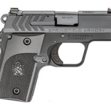 911 Alpha, 1911 Micro Compact, 380ACP, 2.7" Barrel, Alloy Frame, Black Nitride Finish, 6Rd, 1 Magazine, Polymer Grips PG9108