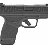 Hellcat, Striker Fired, Semi-automatic, Polymer Frame Pistol, Sub-Compact, 9MM, 3" Hammer Forged Barrel, Melonite Finish, Black, Textured Grip, Tritium Front Sight, Tactical Rack Rear Sight, 5 Magazines, Range Bag HC9319BGU22