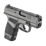Hellcat, OSP, Striker Fired, Semi-automatic, Polymer Frame Pistol, Sub-Compact, 9MM, 3" Hammer Forged Barrel, Melonite Finish, Black, Textured Grip, Tritium Front Sight, Tactical Rack Rear Sight, Optics Ready, 2 Magazines, (4) 11-Round and (1) 13-Round,