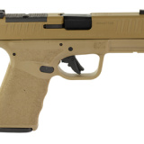 Hellcat Pro, Striker Fired, Semi-automatic, Polymer Frame Pistol, 9MM, 3.7" Hammer Forged Barrel, Cerakote Finish, Flat Dark Earth, Textured Grip, Tritium Front Sight, Tactical Rack Rear Sight, 10 Rounds, 2 Magazines, Includes Crimson Trace CT-1500 Red D