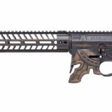 Spartan Set, Semi-automatic, Matching Lower/Upper Handguard Set, 223 Rem/556NATO, 10" MLOK Rail, CNC Machined from a 7075 Billet Aluminum, Bronze Battleworn Finish STSB610-M1